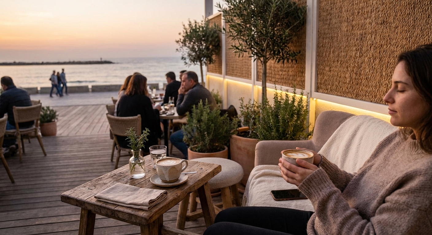 Why Tel Aviv Port’s ‘Invisible Wellness Coffee Corners’ Are Quietly ...